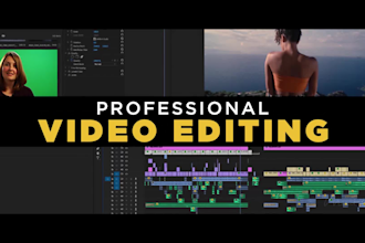 do professional video editing, ads and social media videos