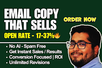 write high open rate email copy, emails copywriting, sales email