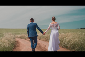 do luxury cinematic wedding video editing and color grading