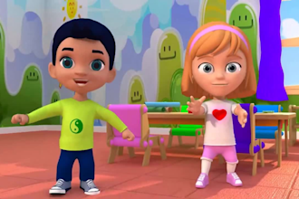 do 3d animated music video, 3d kids animation, 3d character animation, kids song