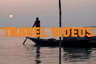 professionally edit travel and vlog videos