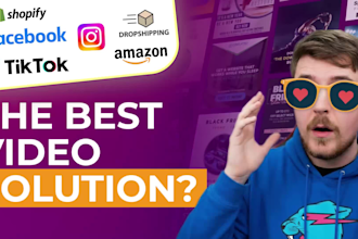 make animated instagram tiktok posts, reels, stories and video ads