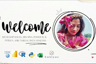 analyze your data with excel, spss, r, and tableau