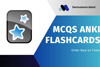 create mcqs anki flashcards and quizlet