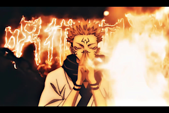 create a high quality epic anime edit of any style