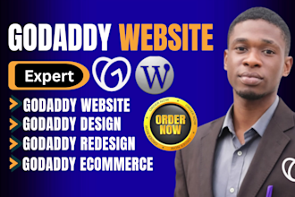 godaddy website redesign godaddy website develop responsive godaddy website
