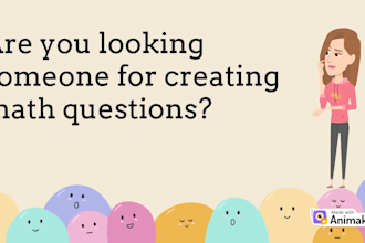 create maths questions for anyone