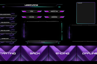 create custom gaming overlay and stream graphics