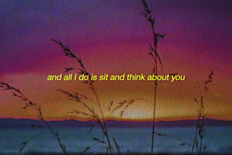 create a aesthetic retro lyric video in 24 hours