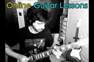 guide you through your guitar learning journey, online guitar lessons via zoom