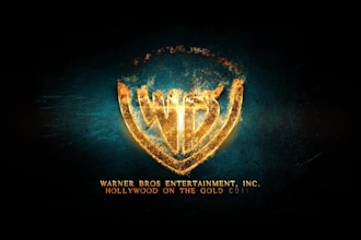 create smoking gold particles animation for logo or text