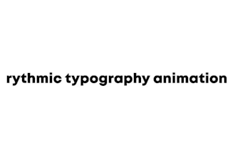 create a video text animation kinetic typography titles and reels after effects
