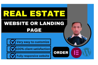 build real estate website,landing page,property listing with idx mls integration