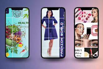 design aesthetic instagram puzzle grid, feed post