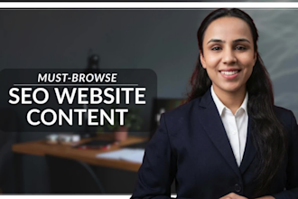 write website content with SEO within 24 hours