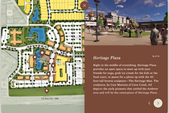 interactive site plan, plat map, subdivision, campground, architectural layout