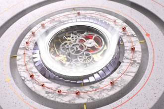 create luxury watch cgi commercial and 3d animation