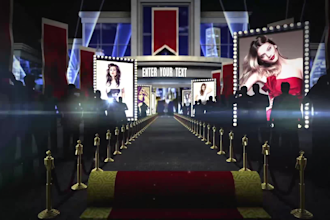 create this amazing promo video intro