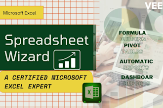 create a dynamic custom excel spreadsheet dashboard