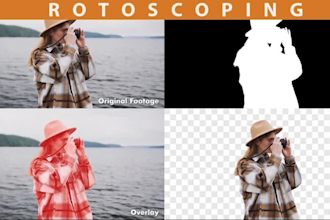 professional rotoscoping, masking, and alpha channel