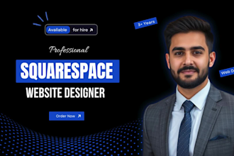 design and development a squarespace website