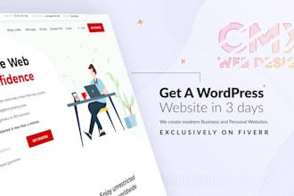 design a stunning wordpress website for you