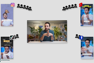 repurpose your long video to youtube shorts, instagram reels and tiktok