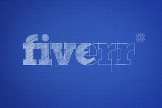 make a blueprint drawing logo reveal intro
