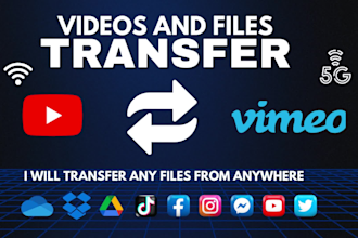 transfer videos from any platform to youtube and vimeo or vice versa
