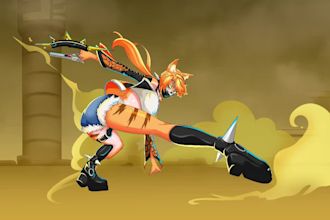 draw unique furry art, fursona, furry oc, furry pfp, anthro art, avatar, sfw