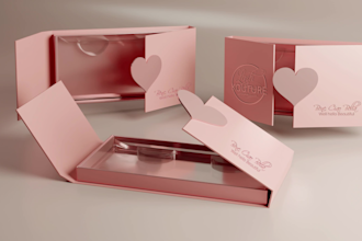 design your cosmetics, box, bottle packaging, and labels