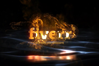 create 2d 3d logo animation for youtube using after effects