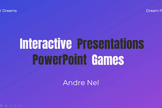 design interactive powerpoint games and presentations