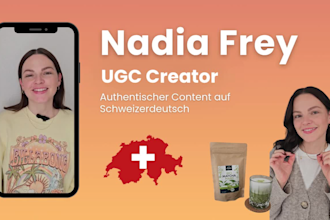 create authentic ugc videos in swiss german, deutsch