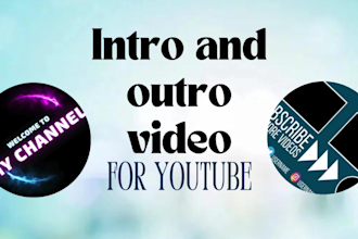 do intro and outro video for youtube