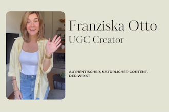 create german ugc content for ads or social media with or without my dog