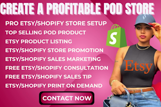 shopify print on demand etsy shopify store shopify website printify etsy listing