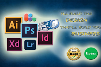 do graphic design, business flyer, brochure with design idea