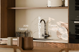 do modern interior visualization and renderings in 3d