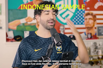 add english or indonesian subtitle to your video
