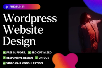 build, revamp wordpress responsive website or blog, estore