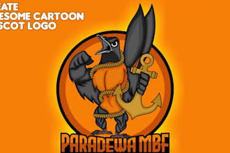 design unique animal mascot logo