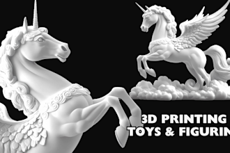 sculpt 3d print ready stl character model, statue, mascot, chibi, toys, figures