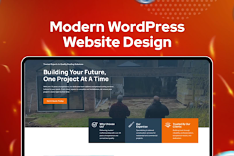 create wordpress website, wordpress, website design or blog