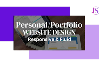 build responsive personal portfolio website