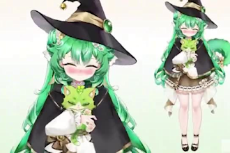 create a custom anime vtuber model, live2d avatar, vtuber commission vtuber rig