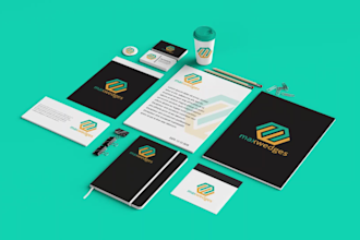 do logo design and, brand identity, branding kit, brand style guide