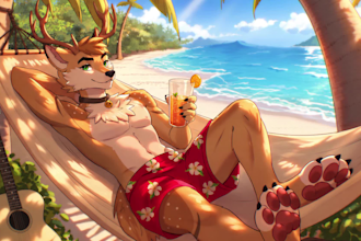 draw furry art, fursona, furry pfp, furry oc and anthro art, sfw in anime style