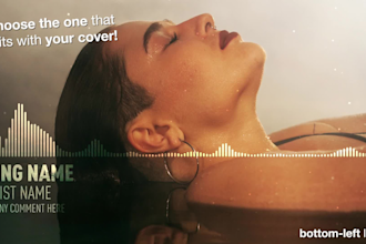 make professional designed audio spectrum music visualizer