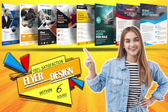do a professional flyer,brochure,leaflet or poster design